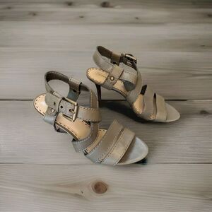 Coach Rapture Open Toe Slingback Sandal Heel Shoe Size 8.5